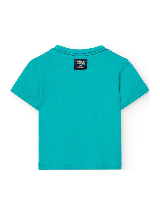 Παιδικό T-shirt Πετρόλ