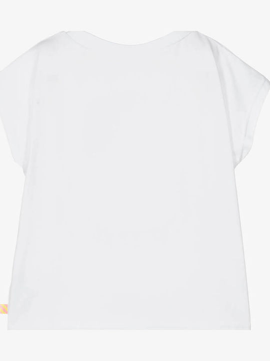 Kids Short-Sleeved White Blouse