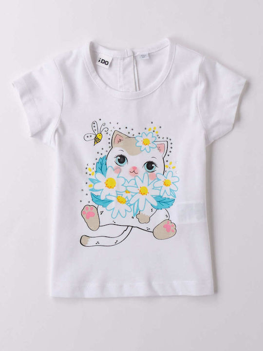 Παιδικό T-shirt Optical White