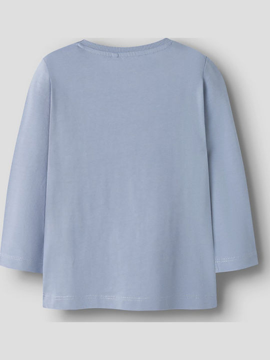 Kids Long-Sleeved Light Blue Blouse