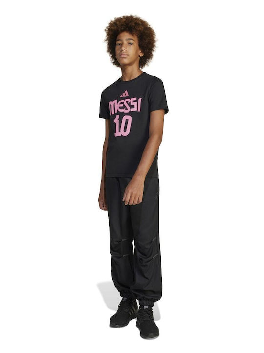 Kinder-T-Shirt Schwarz Graphic