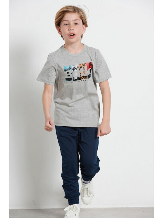 Παιδικό T-shirt Γκρι