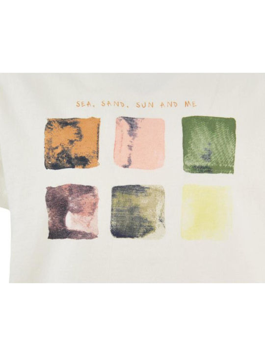 Kids' Shirt Short Sleeve Ecru