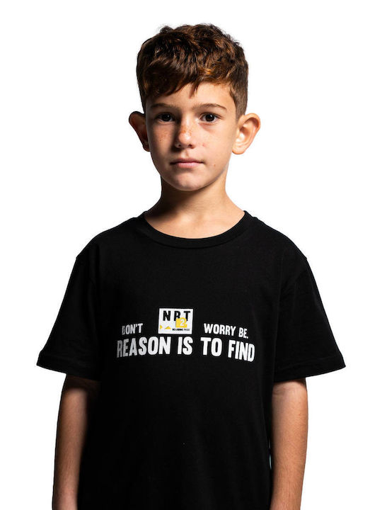 Kinder-T-Shirt Schwarz