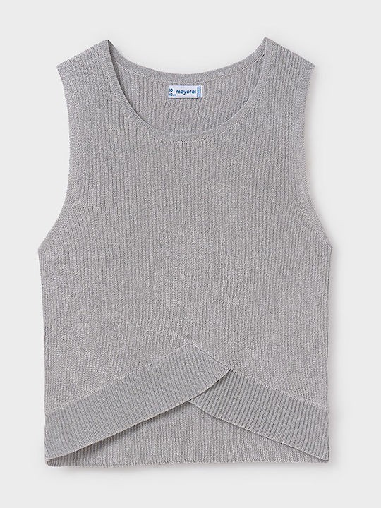 Kids' Shirt Sleeveless Silver