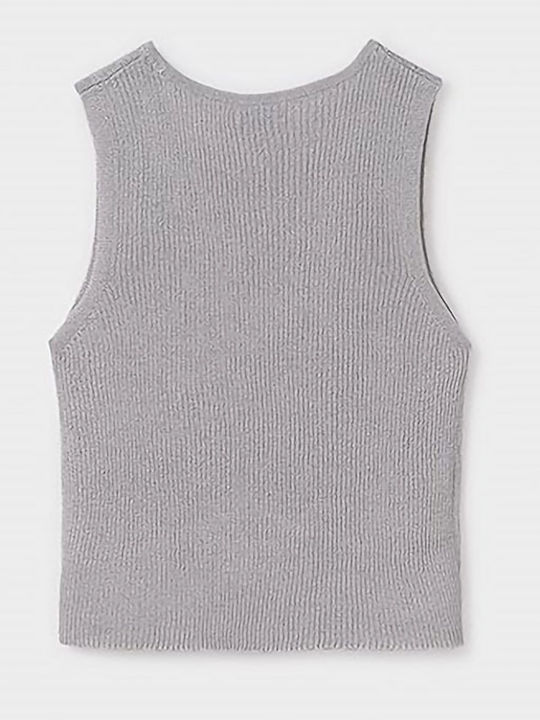 Kids' Shirt Sleeveless Silver