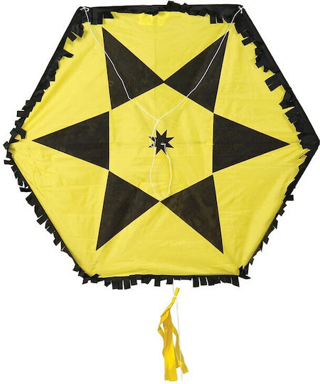 Lianos Hexagon Kite with Tail & Twine 1pcs