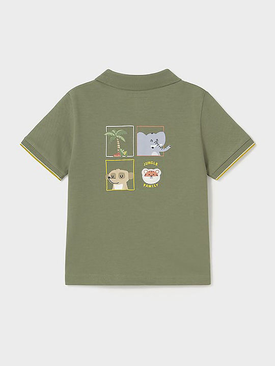 Kinderpolo Kurzarm Grün
