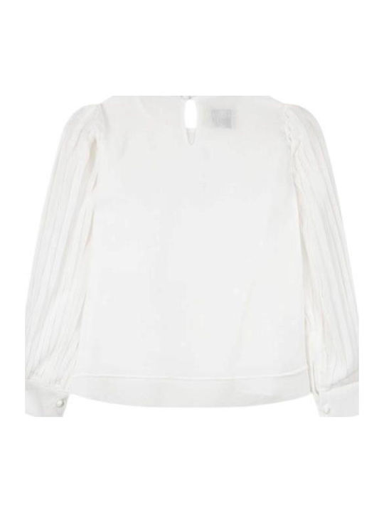 Kids' Tunic Long Sleeve Ecru