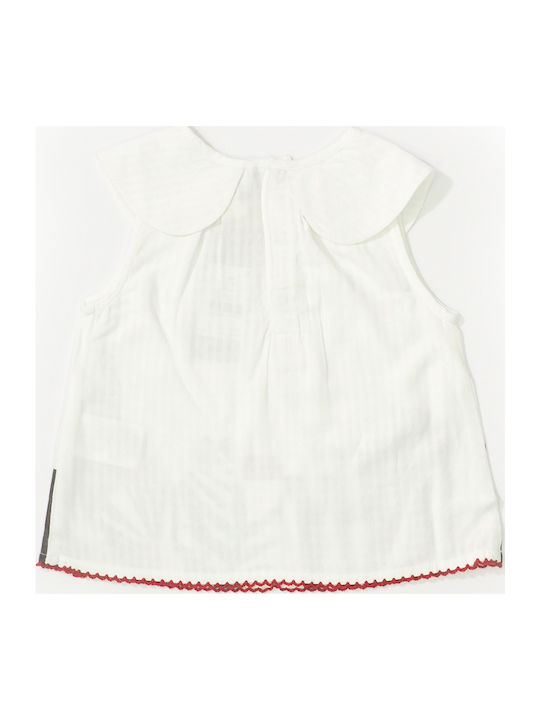Kids' Shirt Sleeveless White