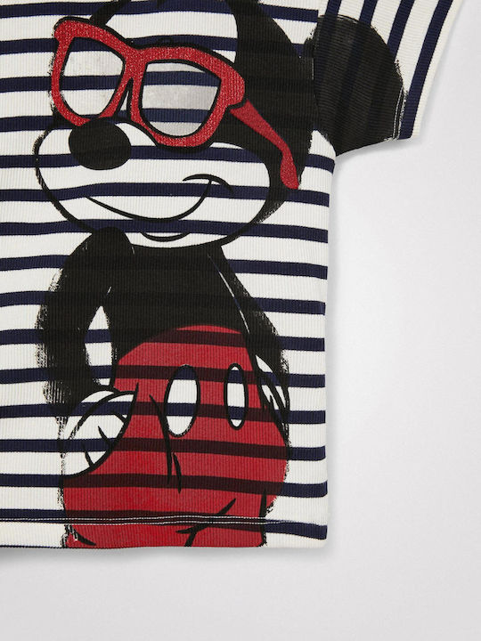 Kinder-T-Shirt Mehrfarbig Mickey Sunglasses