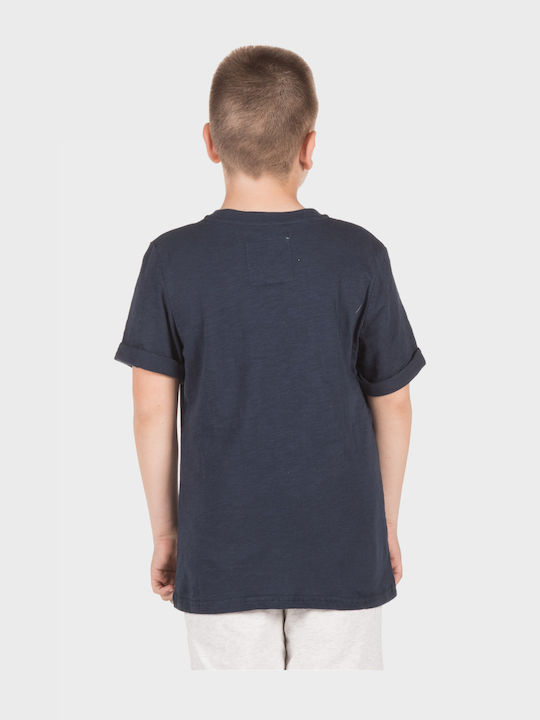 Kinder-T-Shirt Marineblau