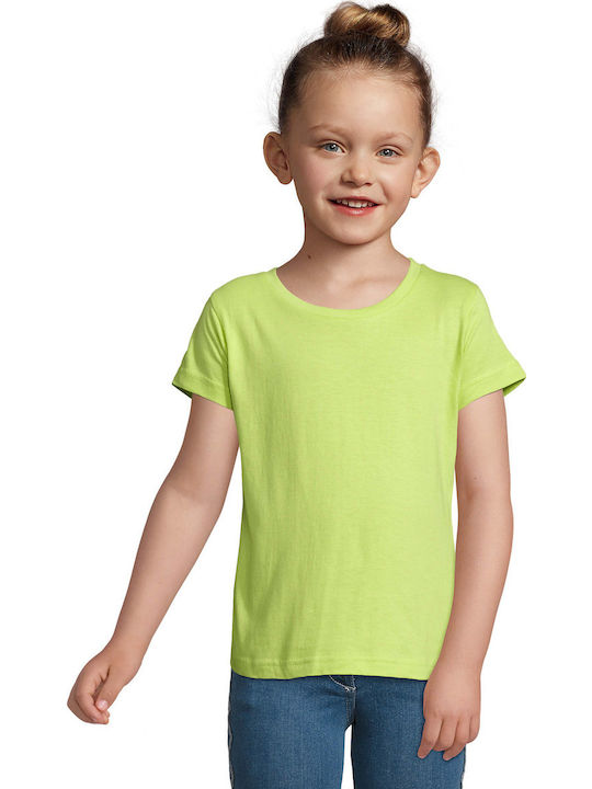 Kinder-T-Shirt Apple Green
