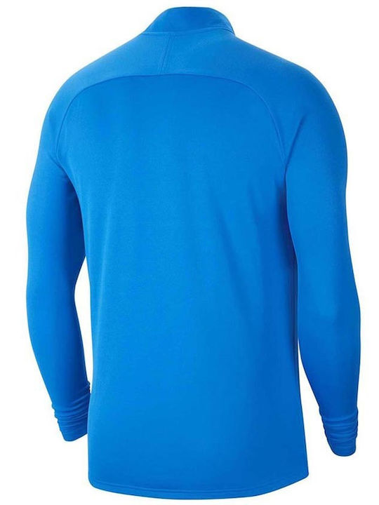Kinderhemd Dri-Fit Langarm Blau Academy