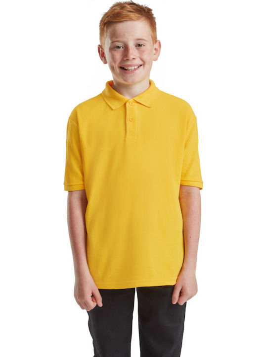Kids' Polo Short Sleeve Sunflower