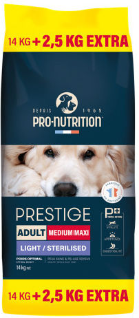 Flatazor Sterilized 16.5kg Dry Dog Food Light For Adult Neutered Dogs With Chicken Meat And Poultry