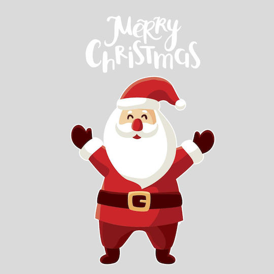 Велкро Santa Claus Merry Christmas 25x40