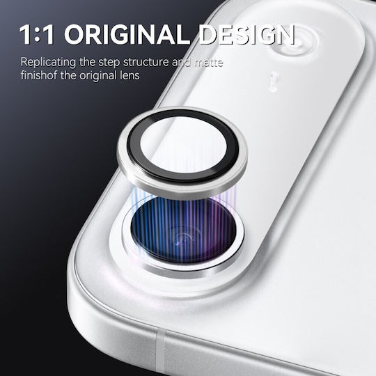 Northjo Camera Protection Tempered Glass Silver for the Apple iPhone Air