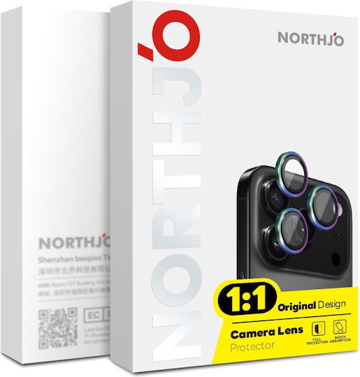 Northjo Προστασία Κάμερας Tempered Glass Μαύρο για το Apple iPhone Air