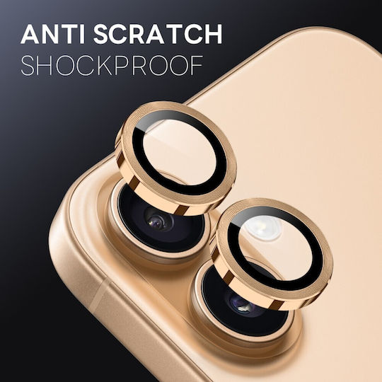 Northjo Camera Protection Tempered Glass Gold for the Apple iPhone 17