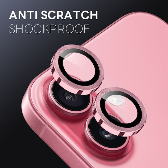 Apple Iphone 17 Northjo Κρίκοι Προστασίας Κάμερα Pink
