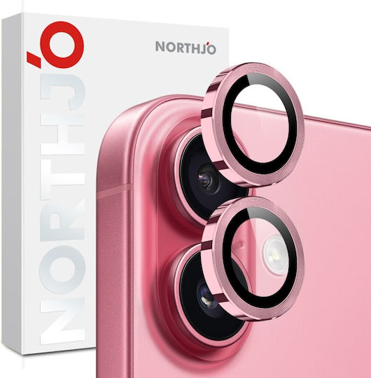 Apple Iphone 17 Northjo Κρίκοι Προστασίας Κάμερα Pink
