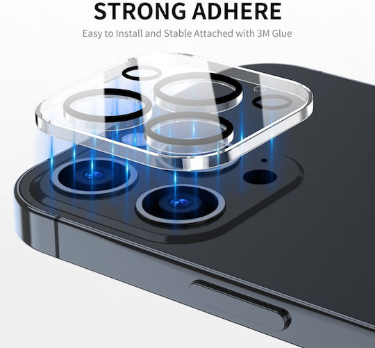Apple iPhone Air Enkay Tempered Glass Camera Black Circle Design