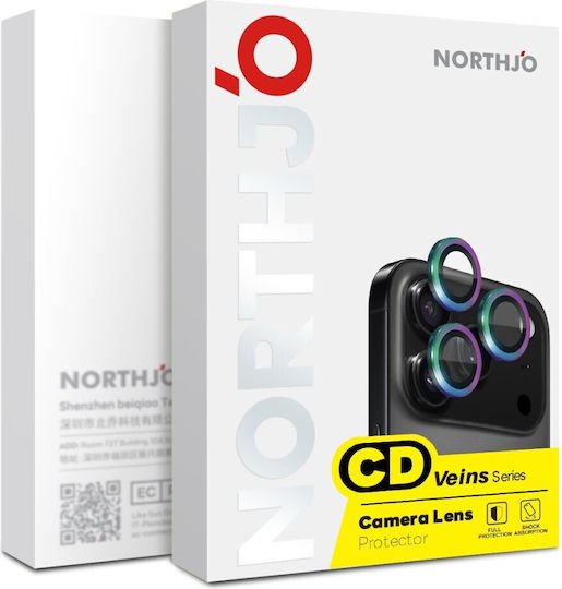 Apple Iphone 17 Pro Northjo Κρίκοι Προστασίας Κάμερα Grey