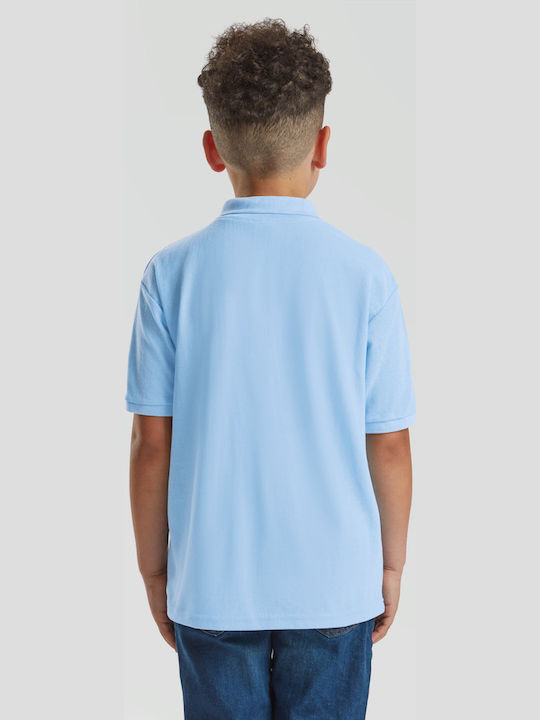 Kinderpolo Kurzarm Hellblau