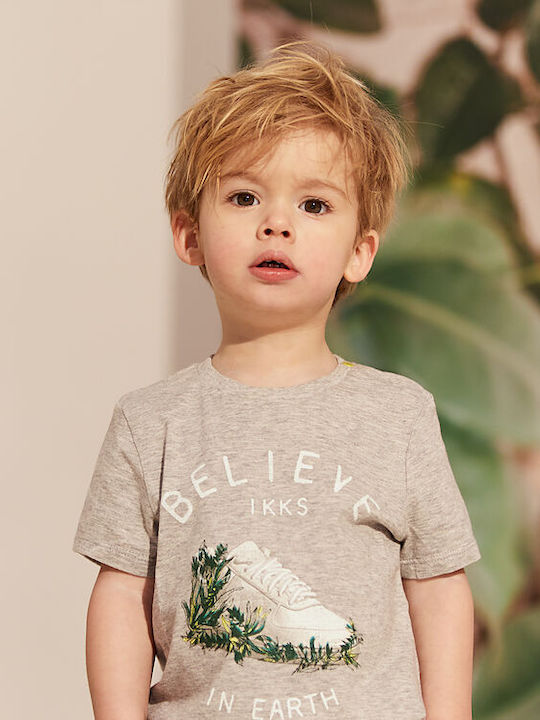 Kinder-T-Shirt Gray