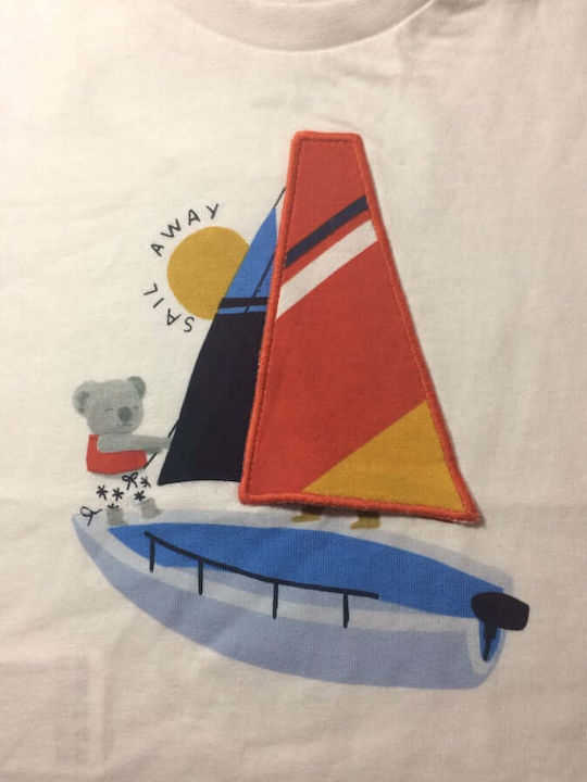 Παιδικό T-shirt Λευκό Sail Away