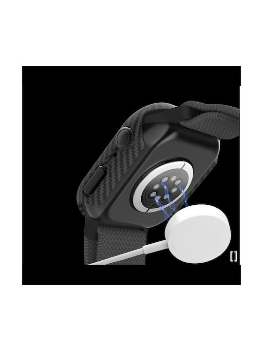 Nekit Kevlar Protection Case in Black color for Apple Watch 11, Apple Watch 10 42mm