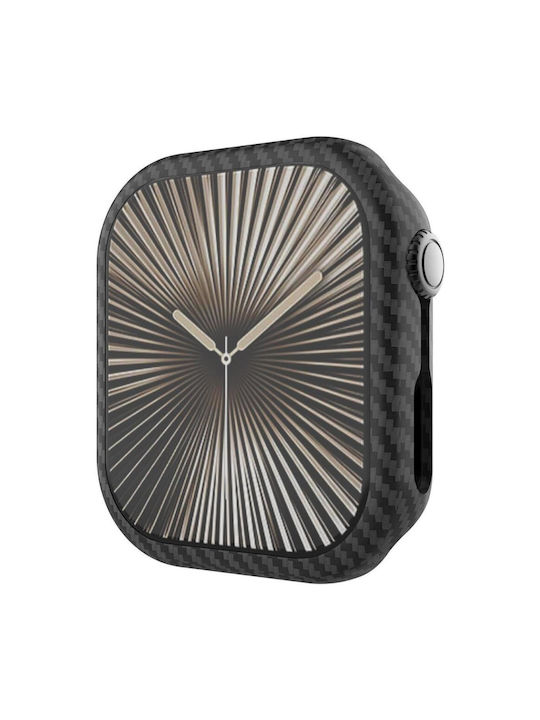 Nekit Kevlar Protection Case in Black color for Apple Watch 11, Apple Watch 10 42mm