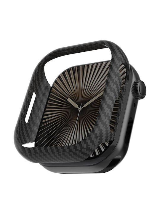 Nekit Kevlar Protection Case in Black color for Apple Watch 11, Apple Watch 10 42mm