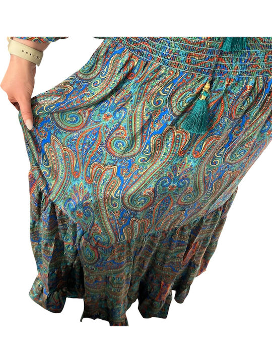 Set mit Maxi Rock Blau
