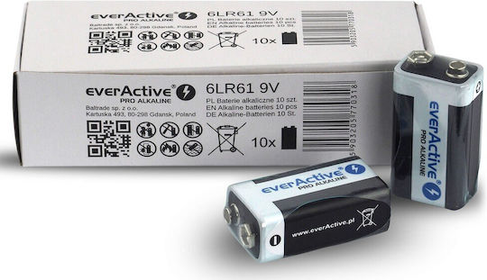 everActive Alkaline Batterien 9V 10Stück