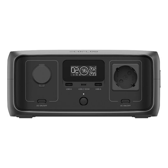 EcoFlow Solar System with River 3 Fan & Solar Panel with USB Charging
