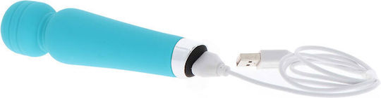 ToyJoy Happiness Push My Limits Mini Δονητής Μασάζ 14.5cm Sky Blue