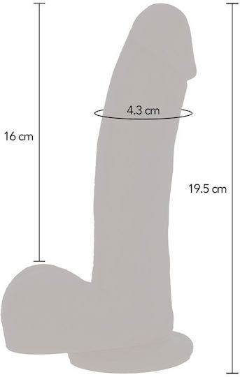 ToyJoy Get Real Naked Realistischer Vibrator mit Fernbedienung 19,5cm Beige