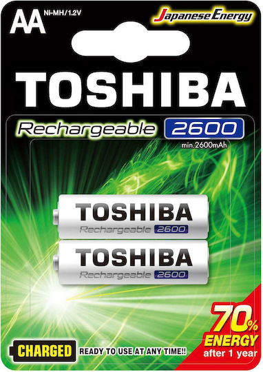 Toshiba Επαναφορτιζόμενες Μπαταρίες AA Ni-MH 2600mAh 1.2V 4τμχ
