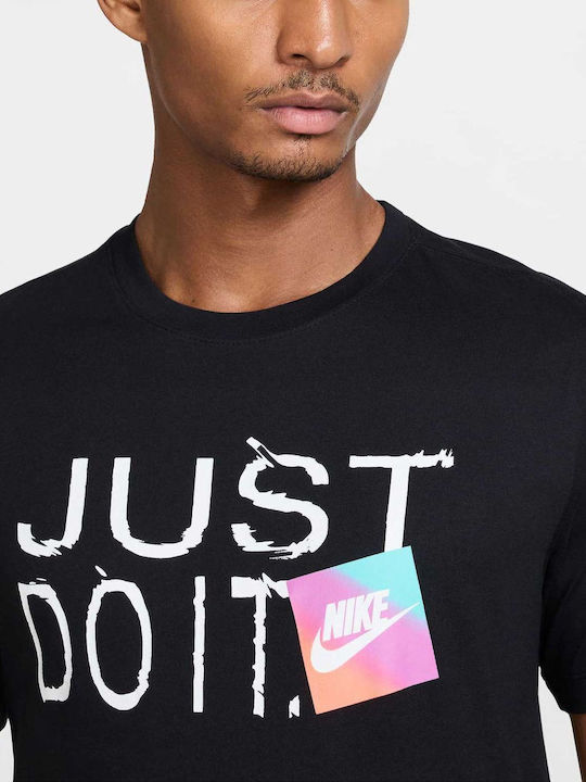 Just Do It Спортна тениска Черен
