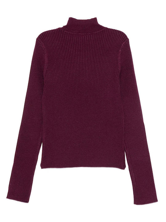 Kinderpullover Langarm Burgundy Red