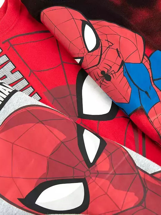 Σετ Παιδικές Μπλούζες Πολύχρωμες Spiderman