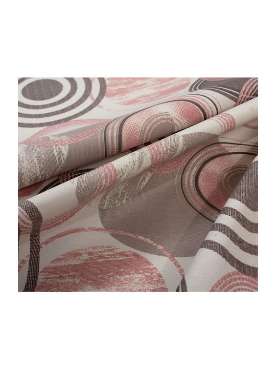Dimcol Ράνερ Αλέκιαστο Circles 469 Coral 40x180εκ.