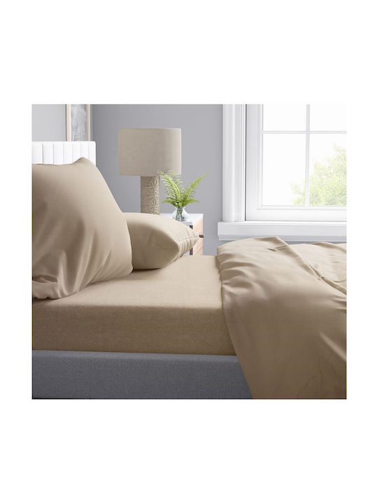 Dimcol Pillowcase with Envelope Cover Beige 50x70cm.