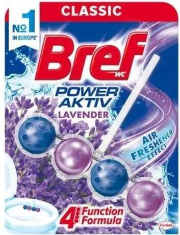 Bref Power Activ тоалетен блок с аромат на лавандула 50г