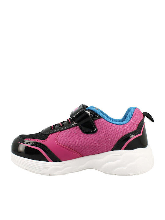 Παιδικά Sneakers με Φωτάκια Μαύρα