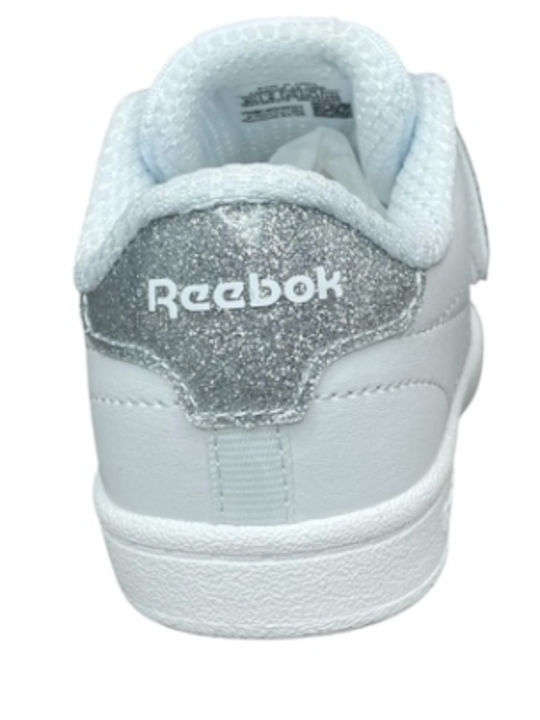Court Kinder Sneakers mit Klettverschluss Weiß