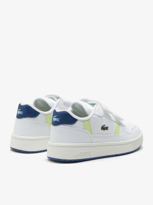 T-clip Παιδικά Sneakers με Σκρατς Λευκά