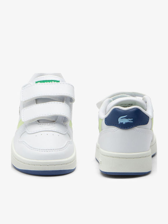 T-clip Παιδικά Sneakers με Σκρατς Λευκά